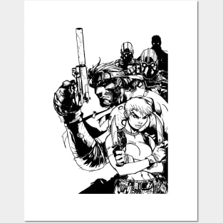 metal gear solid Posters and Art